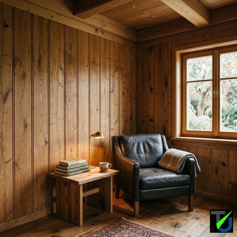 Holzverkleidung im Innenraum