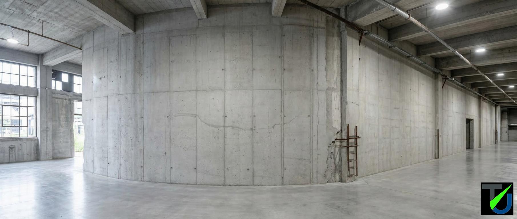 Gereinigte Innenraumwand – klare Oberfläche